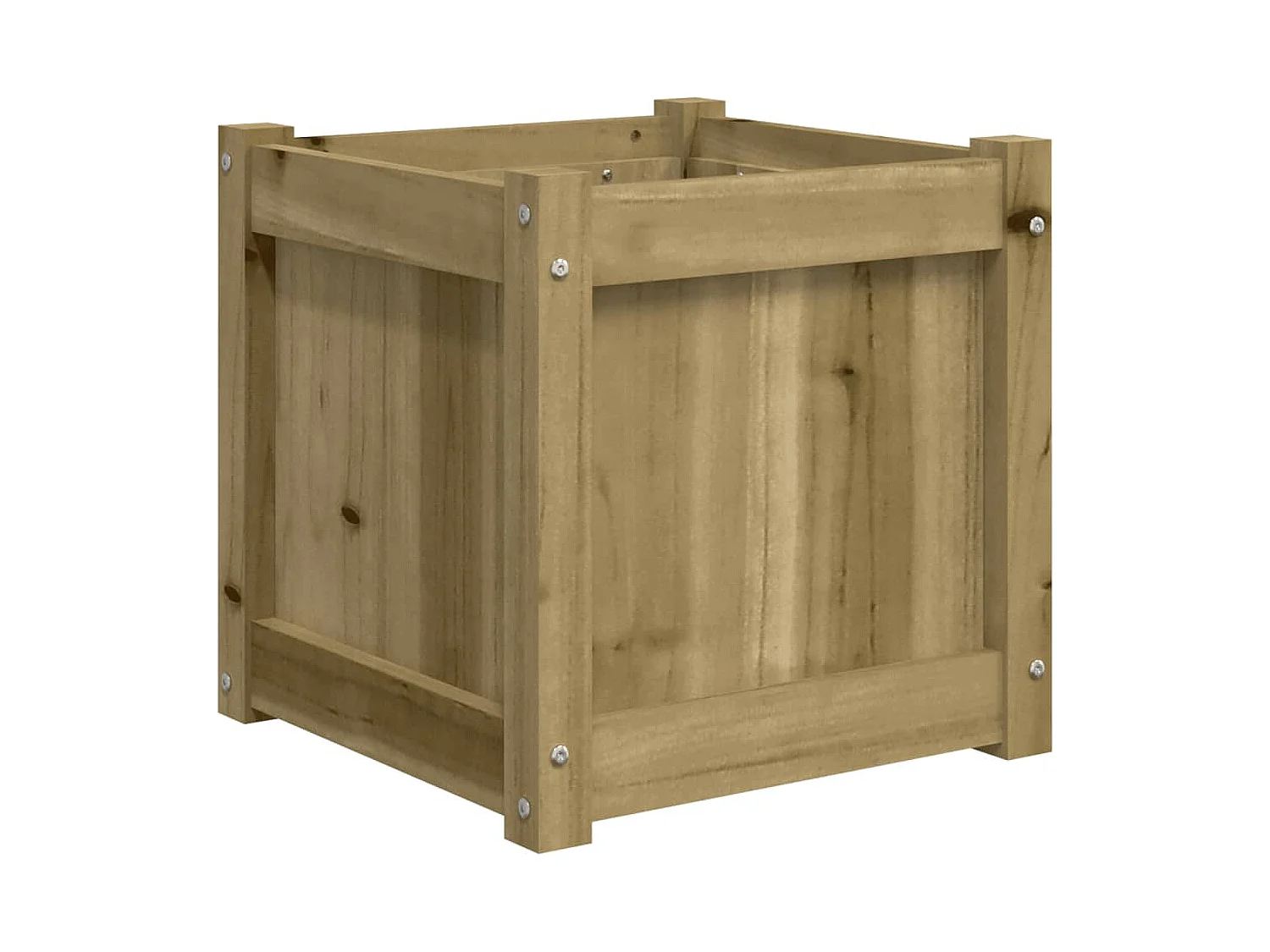 Jardinière 40x40x40 cm bois de pin imprégné