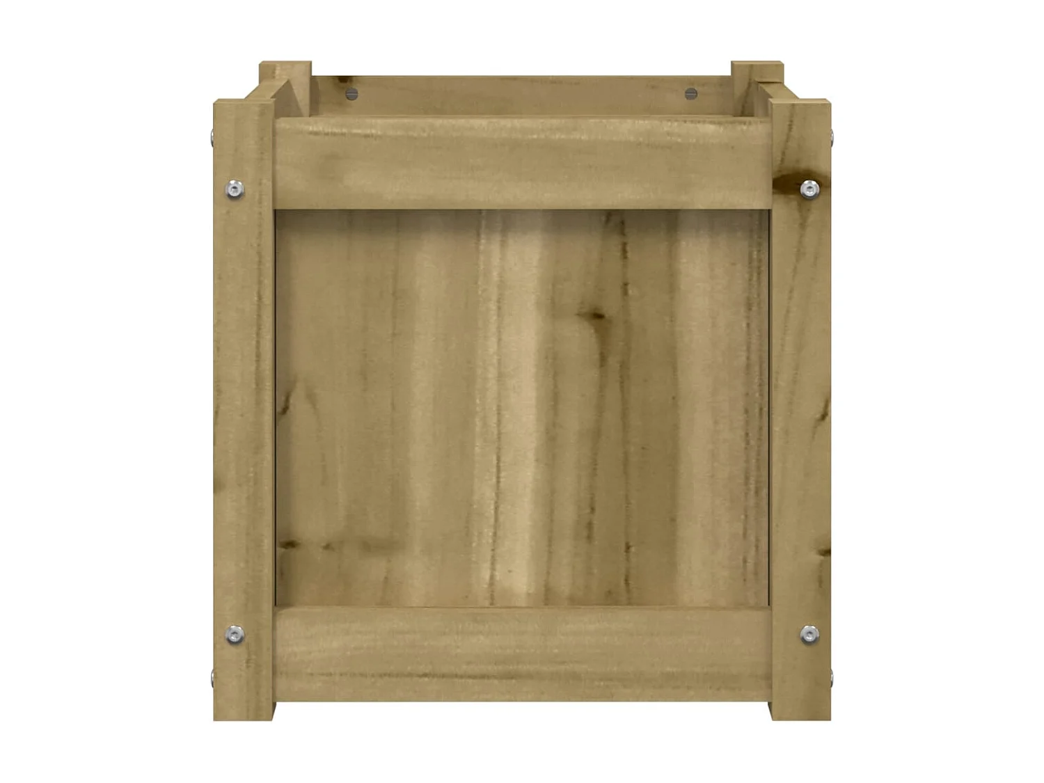 Jardinière 40x40x40 cm bois de pin imprégné