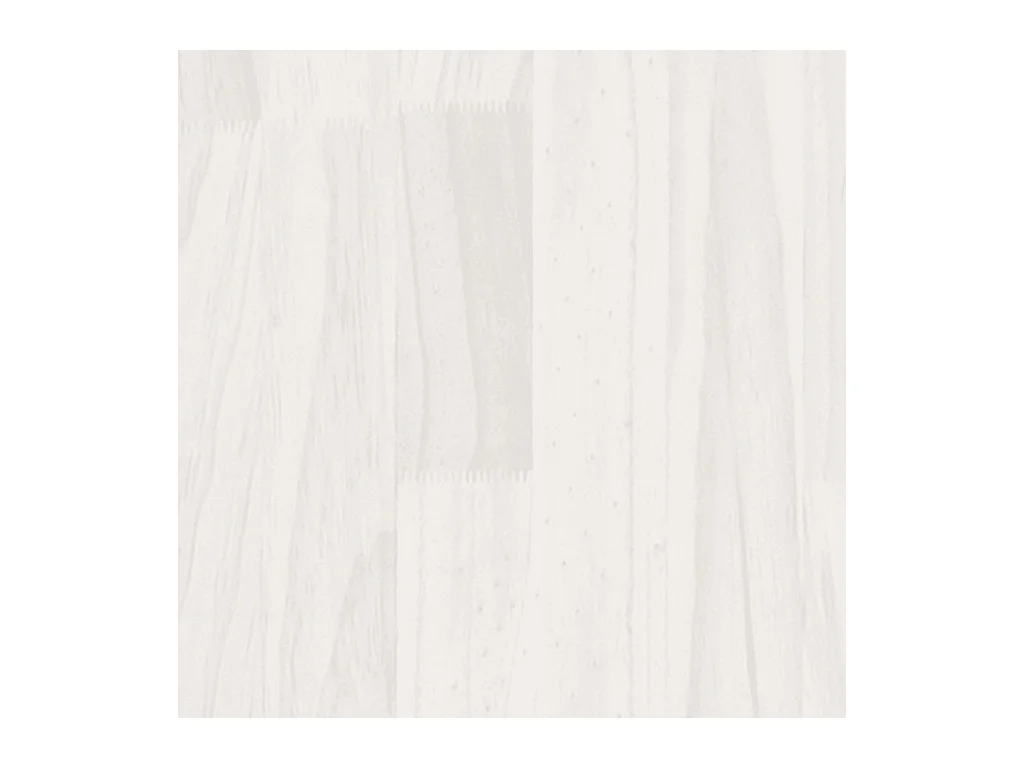 Jardinières 2 pcs Blanc 50x50x70 cm Bois de pin massif