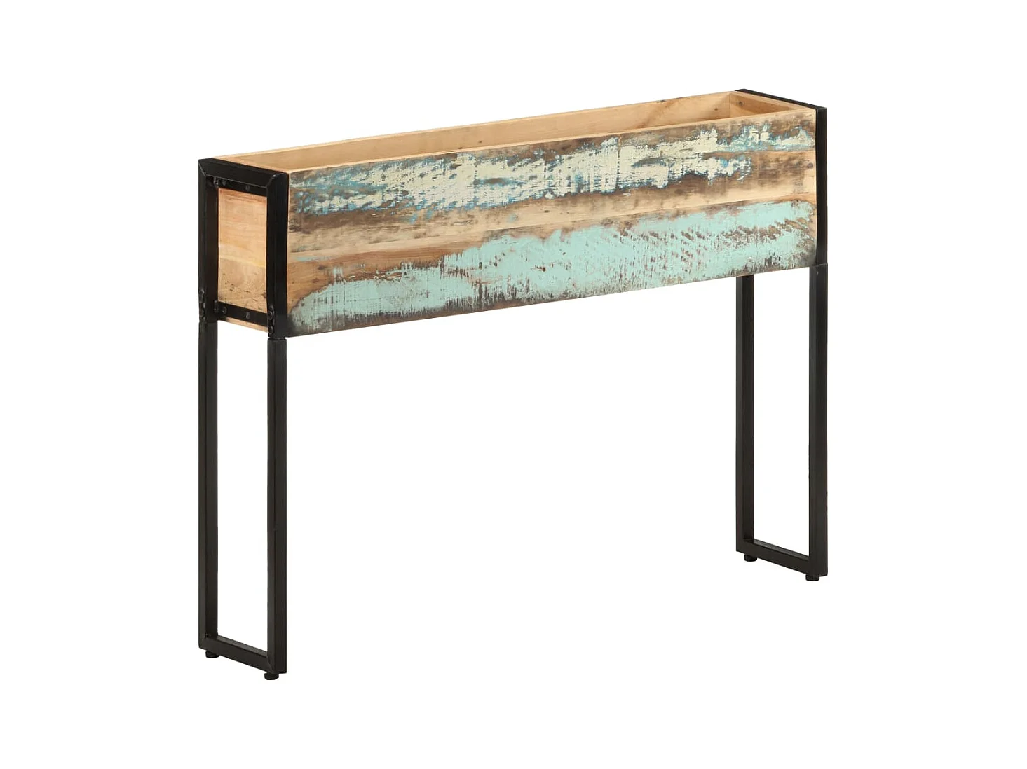 Jardinière 90x20x68 cm Bois de récupération massif