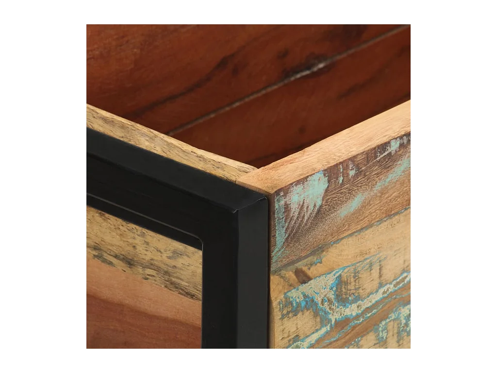 Jardinière 90x20x68 cm Bois de récupération massif