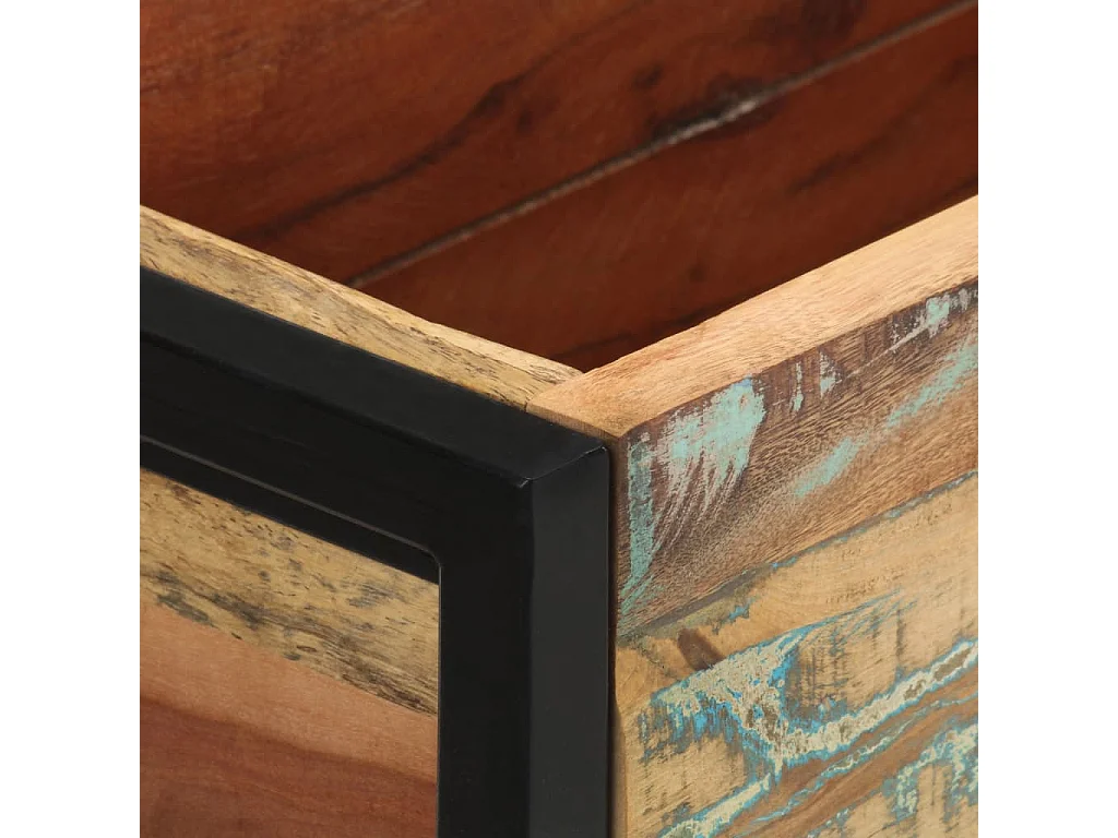 Jardinière 90x20x68 cm Bois de récupération massif