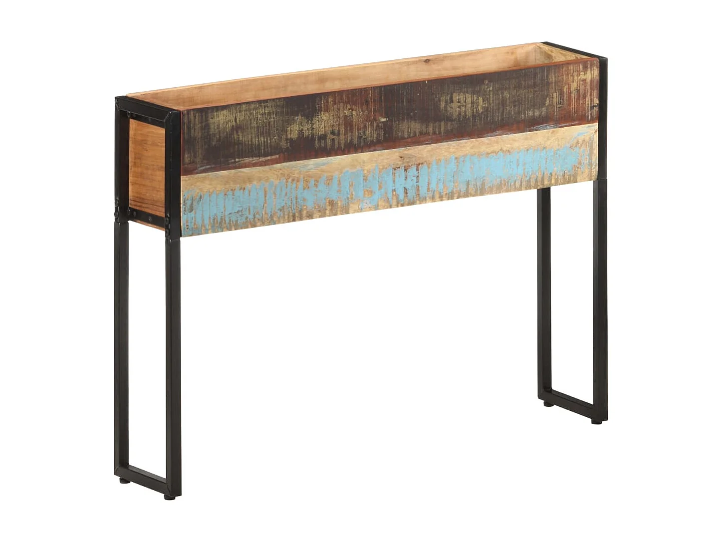 Jardinière 90x20x68 cm Bois de récupération massif