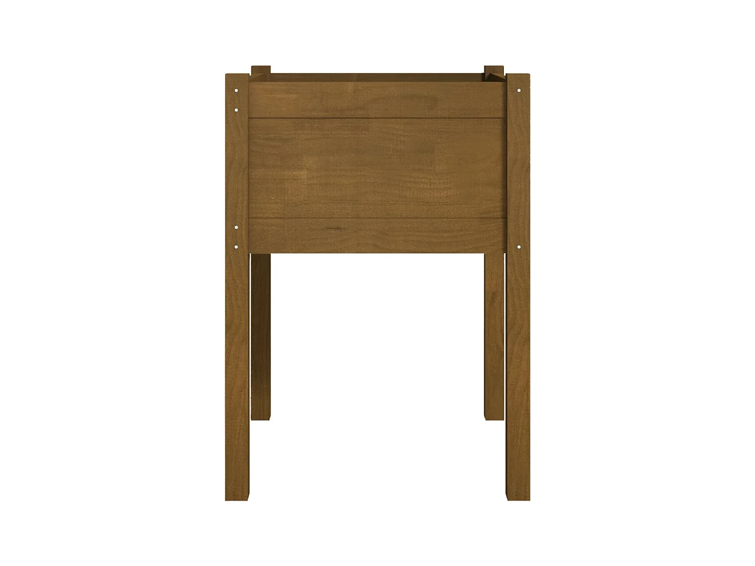 Jardinières 2 pcs Marron miel 50x50x70 cm Bois de pin massif