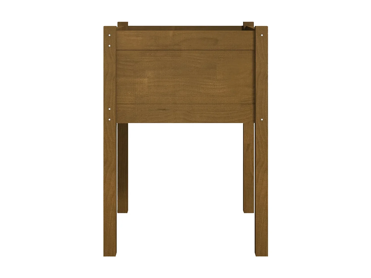 Jardinières 2 pcs Marron miel 50x50x70 cm Bois de pin massif