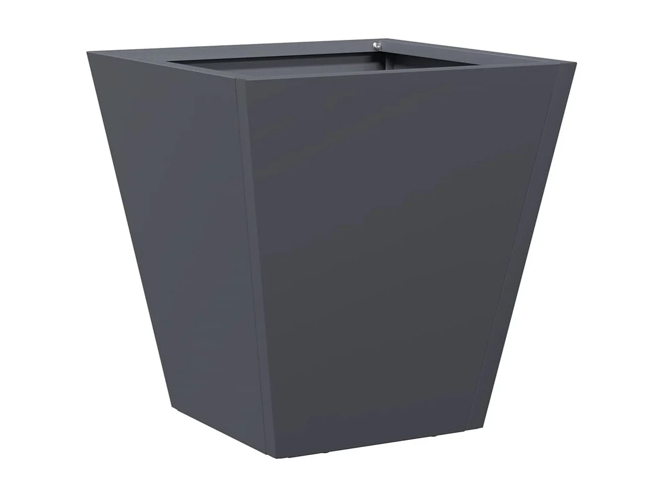 Jardinières 2 pcs anthracite 30x30x30 cm acier