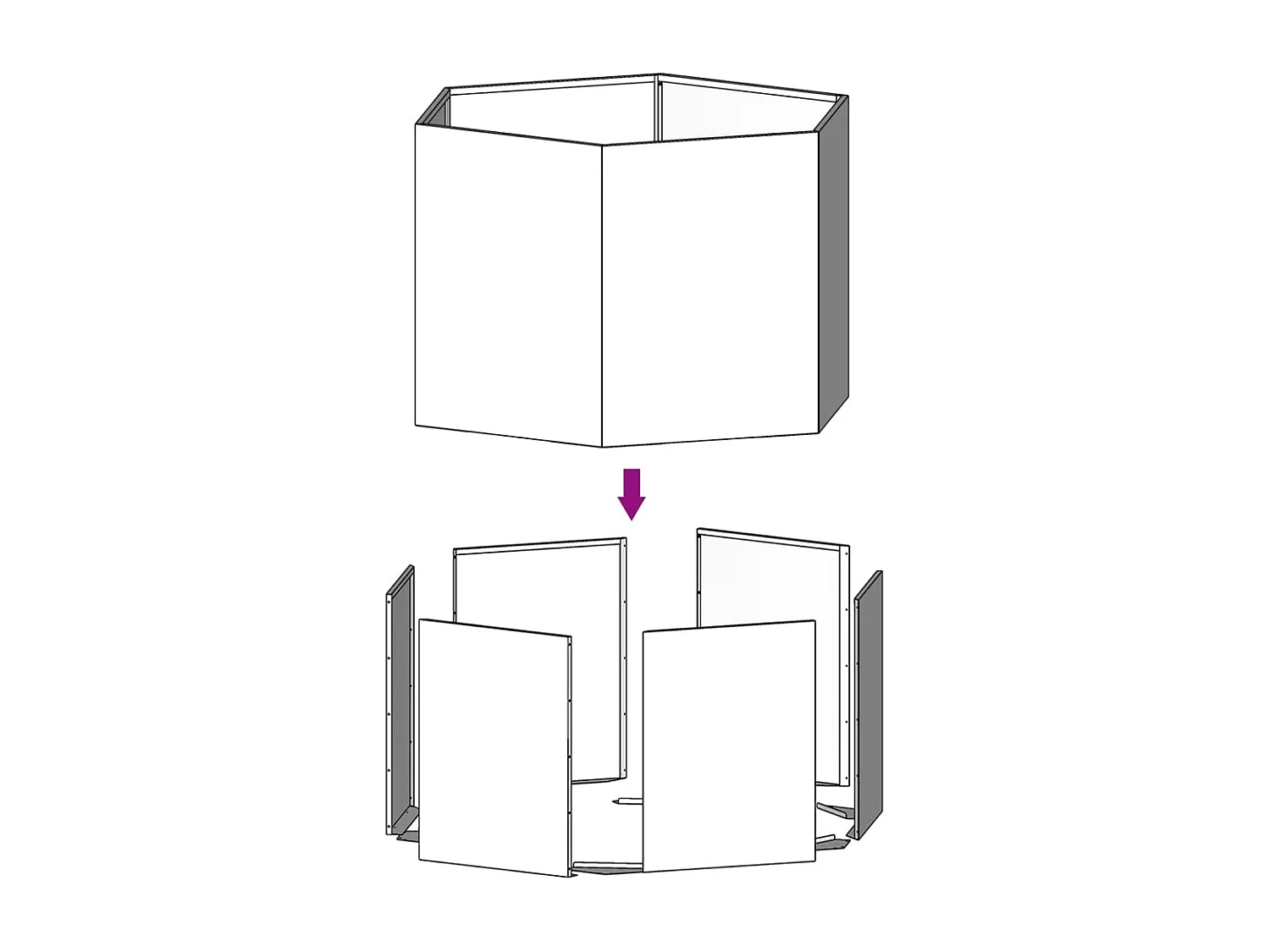 Rusty Plantenbak 40x40x45 cm Cortenstaal