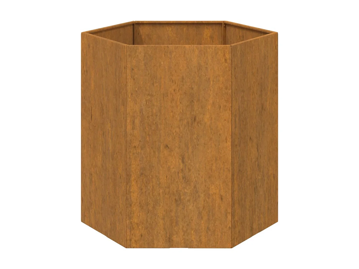 Jardinière Rouillé 40x40x45 cm Acier corten