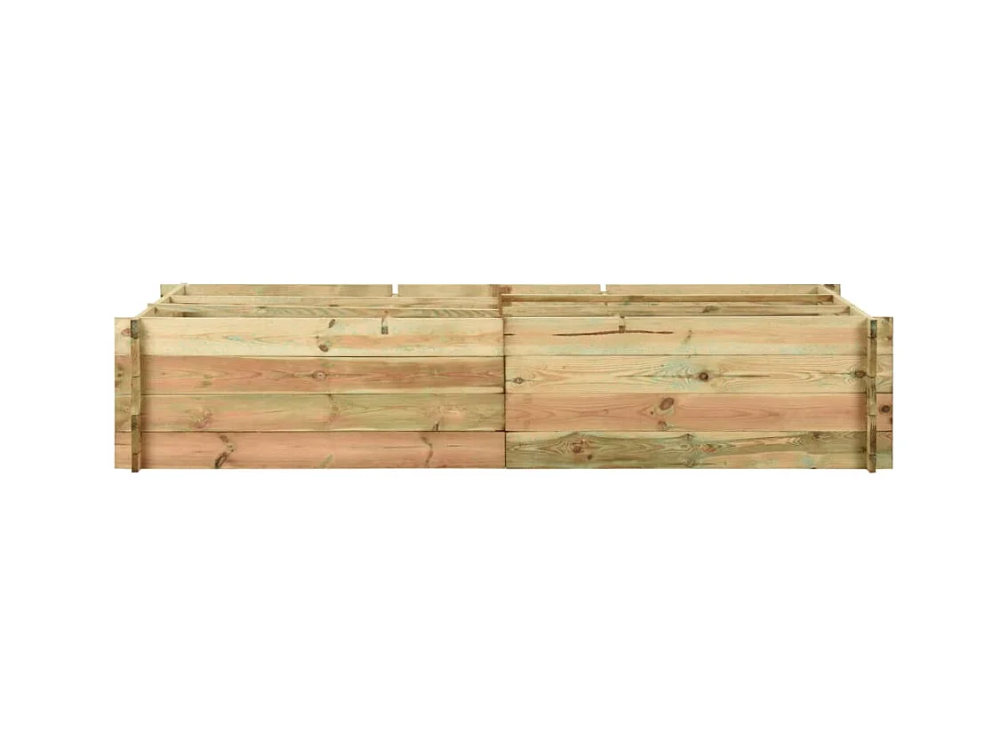Jardinière pour légumes Bois de pin imprégné 197x100x40 cm
