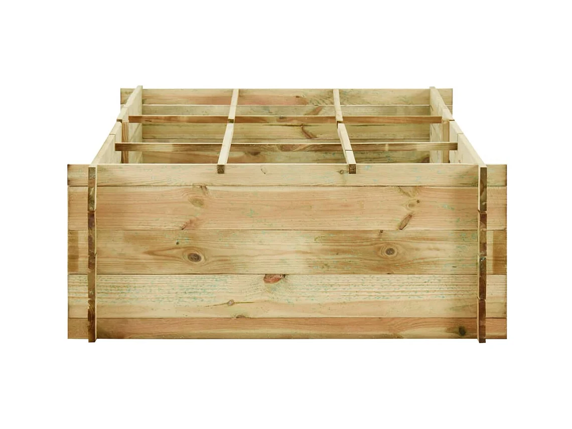 Jardinière pour légumes Bois de pin imprégné 197x100x40 cm