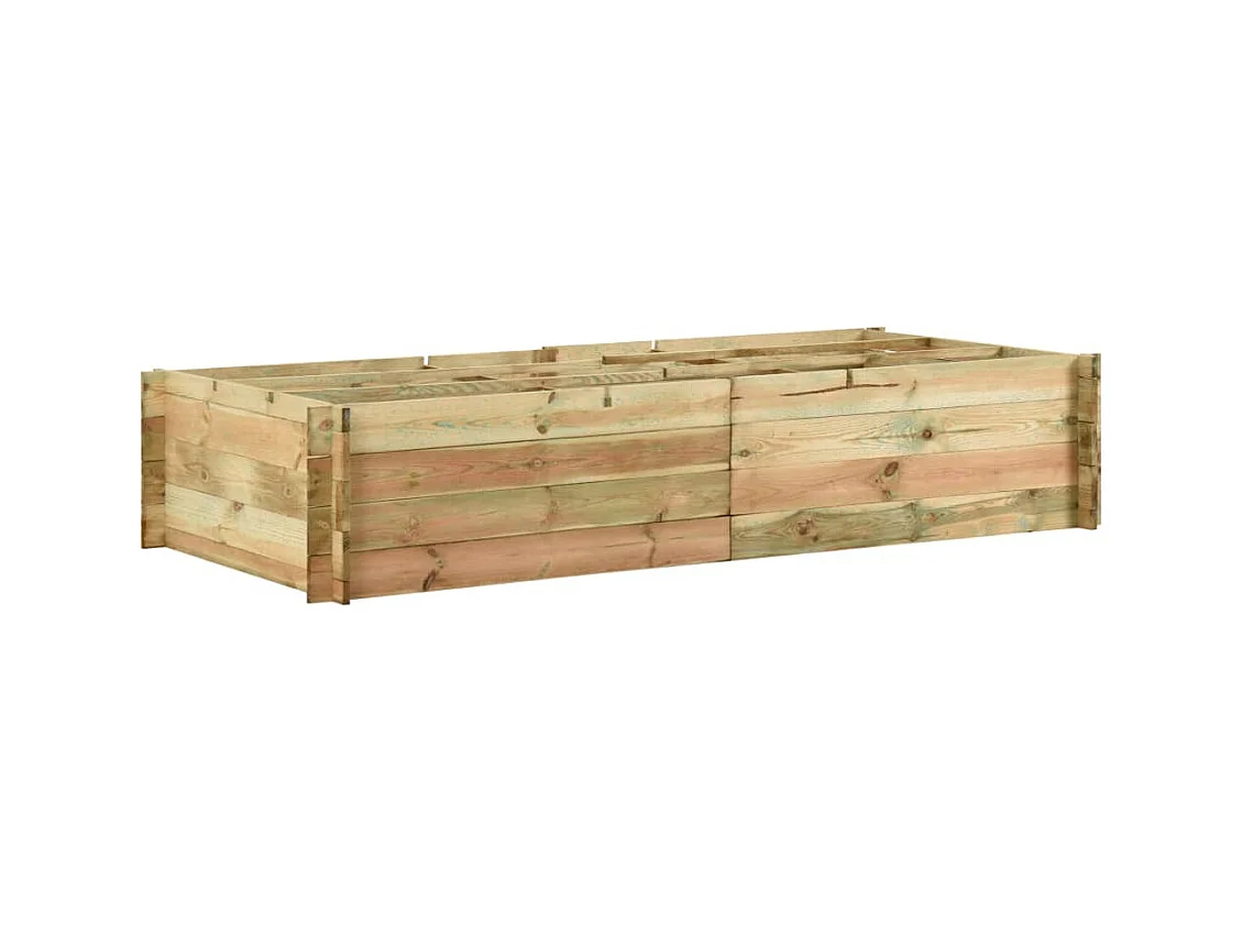 Jardinière pour légumes Bois de pin imprégné 197x100x40 cm