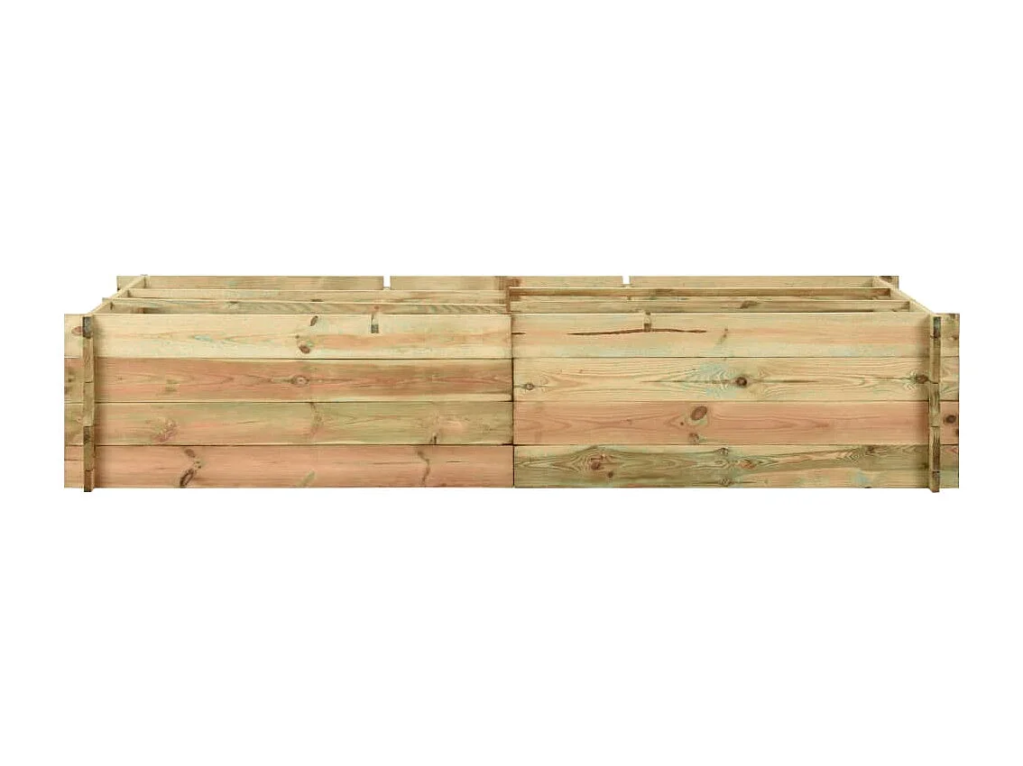 Jardinière pour légumes Bois de pin imprégné 197x100x40 cm