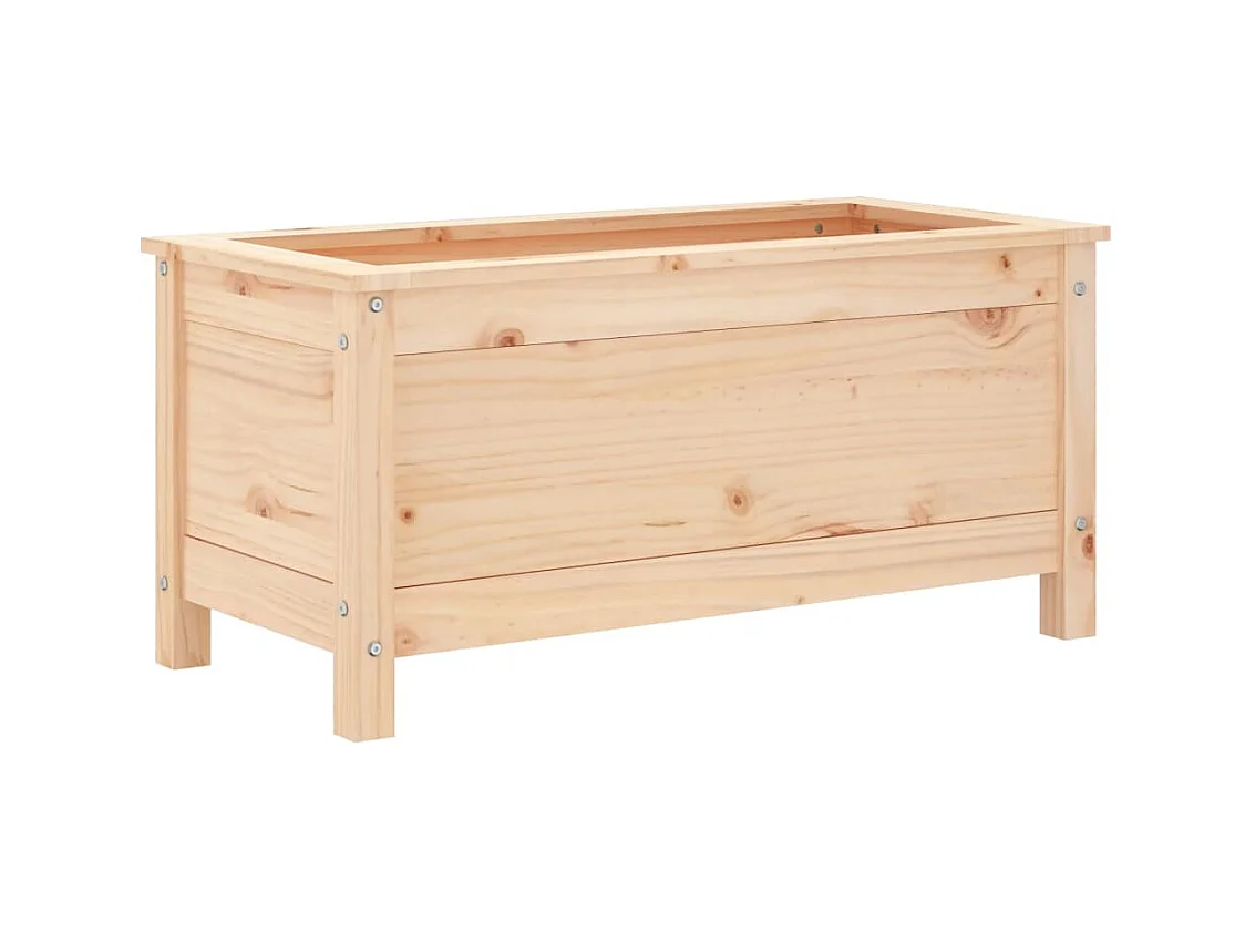 Jardinière 82,5x40x39 cm bois de pin massif