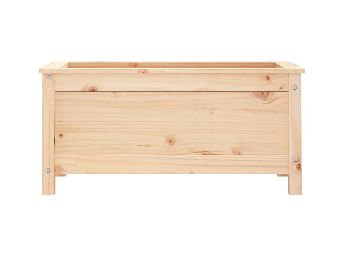 Jardinière 82,5x40x39 cm bois de pin massif