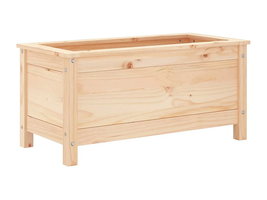 Jardinière 82,5x40x39 cm bois de pin massif