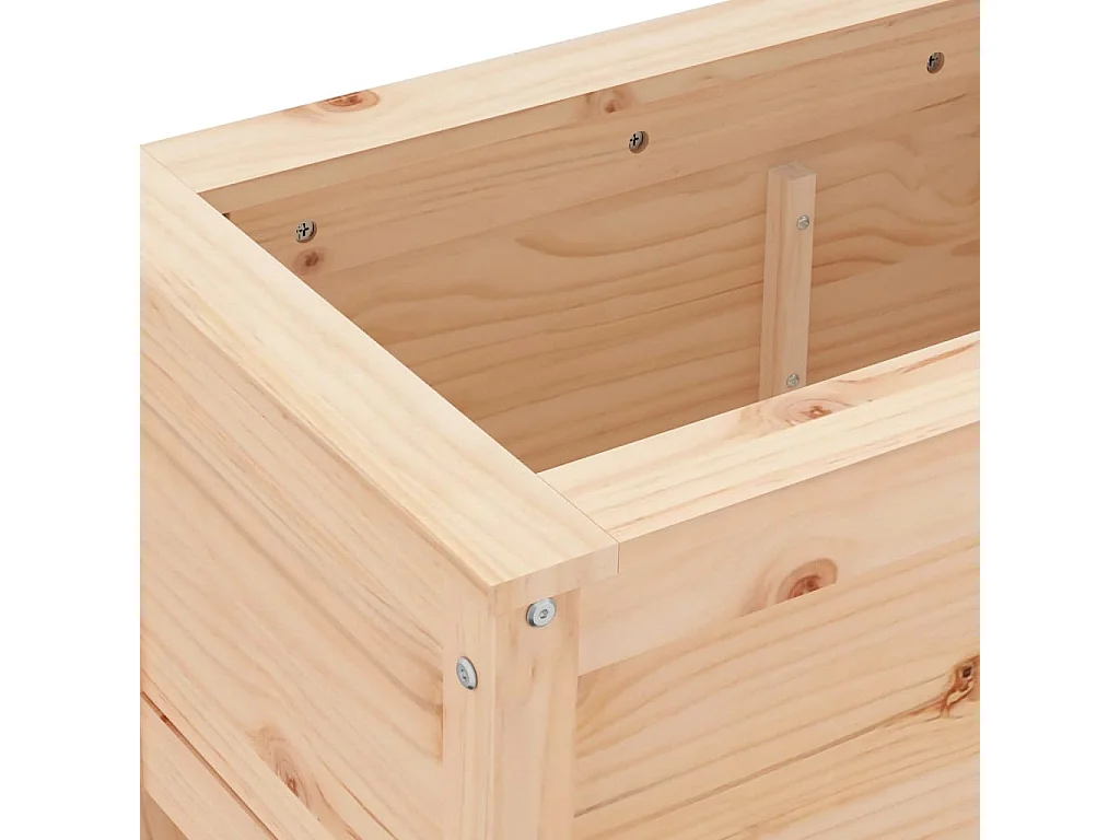 Jardinière 82,5x40x39 cm bois de pin massif