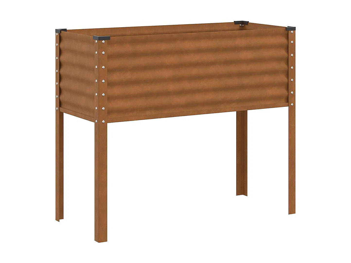 Jardinière 100x41x90 cm acier résistant aux intempéries