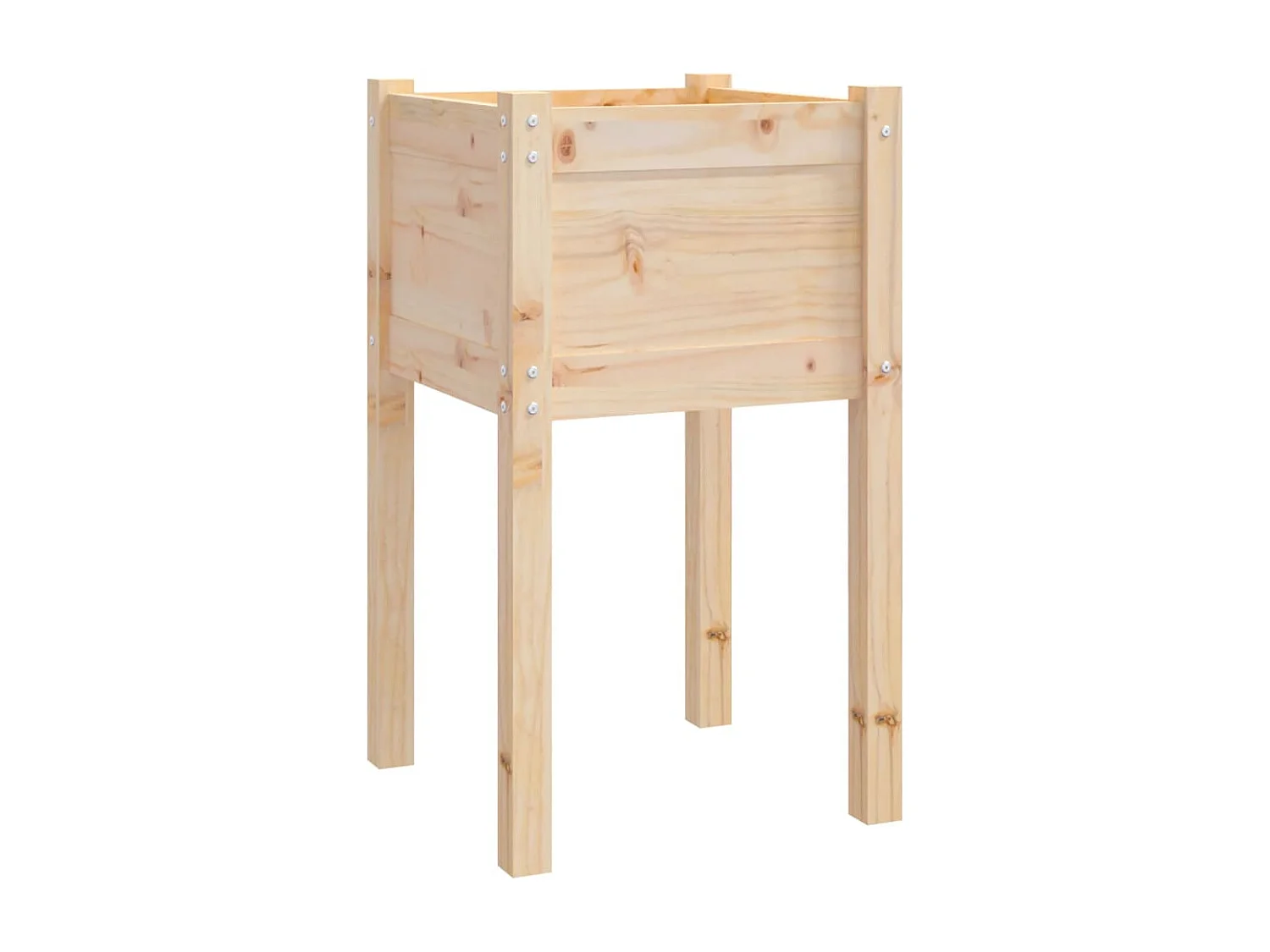 Jardinière d'extérieur 50x50x70 cm bois de pin massif