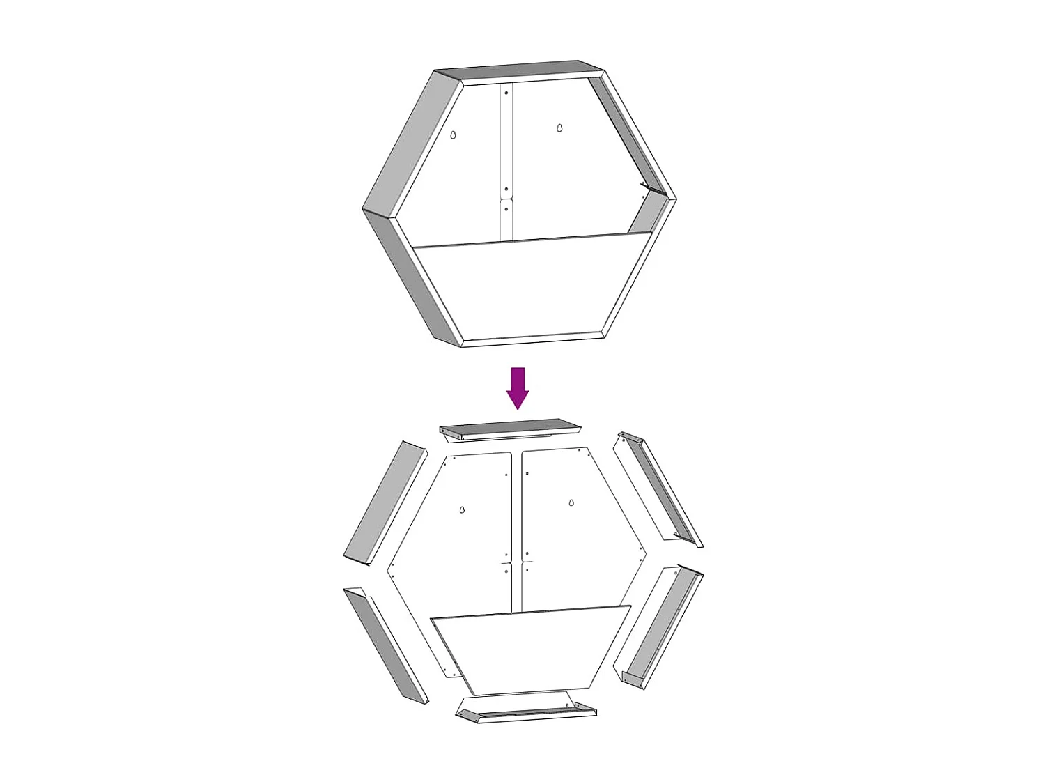 Jardinières murales 2 pcs Rouillé Acier corten 46x10x40 cm