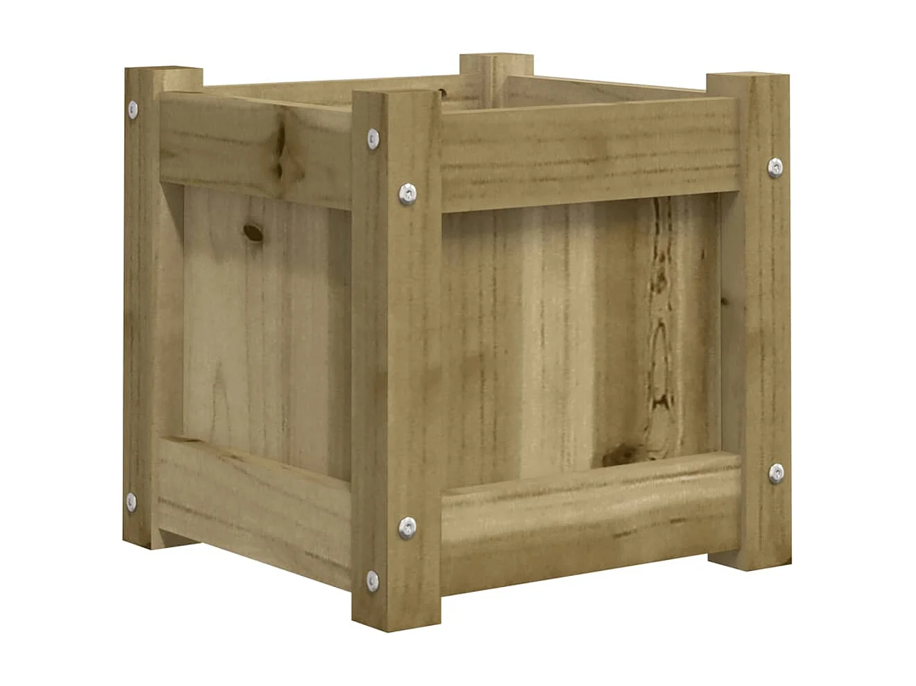 Jardineras 2 piezas madera de pino impregnada