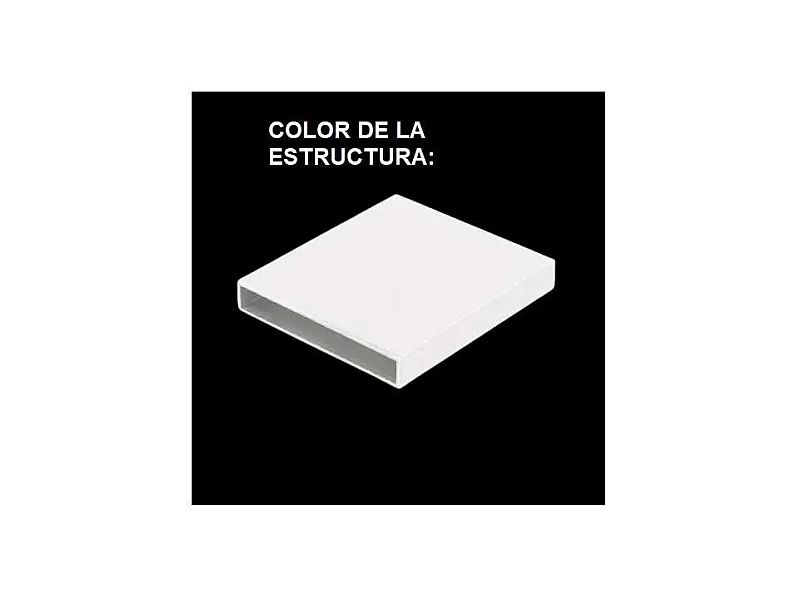 Pack 2 sillones terraza jardín Lerian aluminio blanco, 92cm(alto) 54cm(ancho) 82cm(fondo)