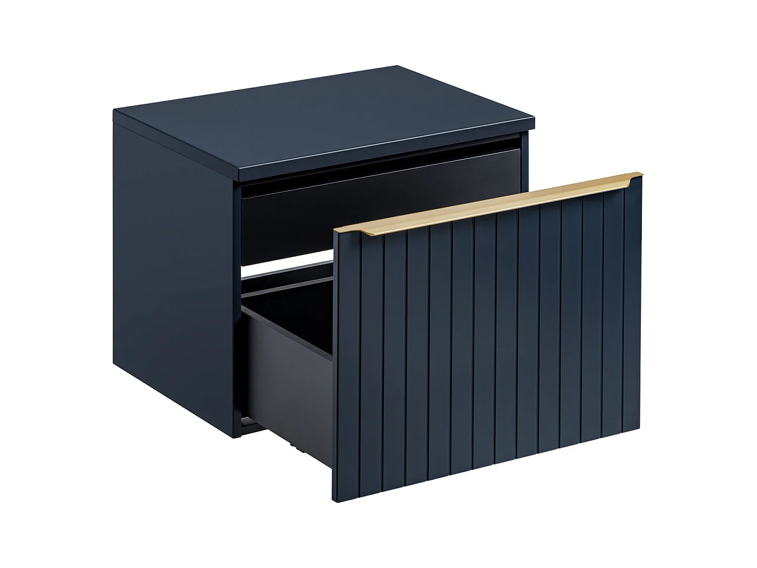 Mueble de baño suspendido azul - 60 cm - JOSEPHA