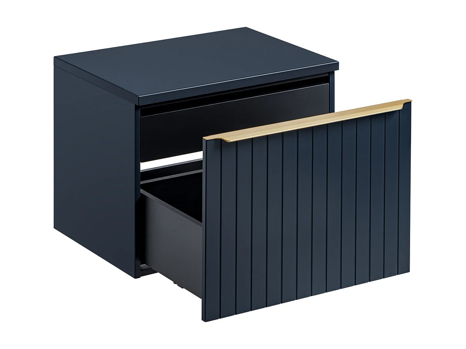 Mueble de baño suspendido azul - 60 cm - JOSEPHA