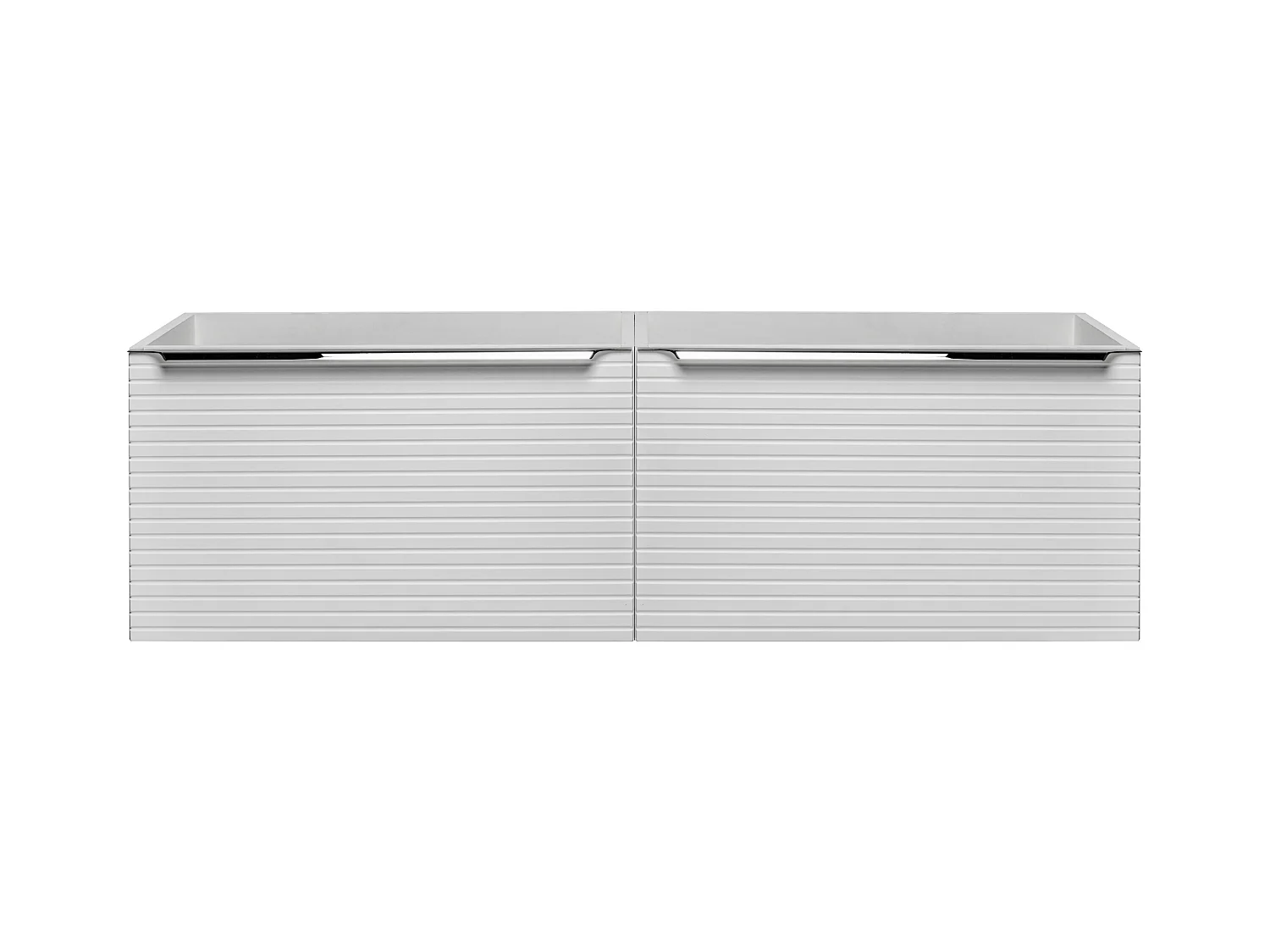 Mueble de baño suspendido blanco - 120 cm - LATOMA