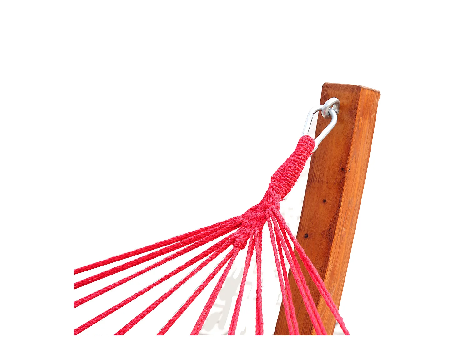 Hamac de jardin avec support en bois hamac sur pied 1 personne charge max. 120 Kg