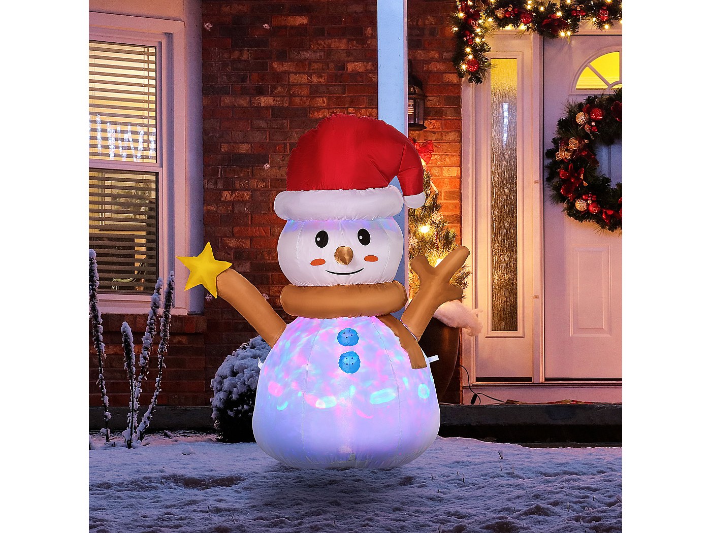 Bonhomme de neige lumineux au meilleur prix | Leroy Merlin