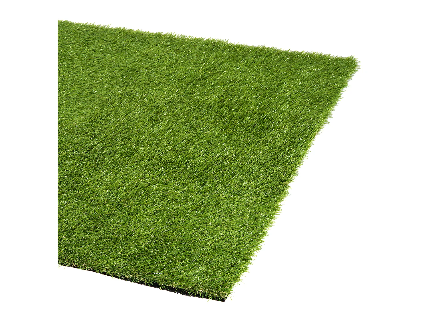 Gazon synthétique artificiel moquette extérieure intérieure 3L x 1l m herbes hautes denses 2,5 cm vert