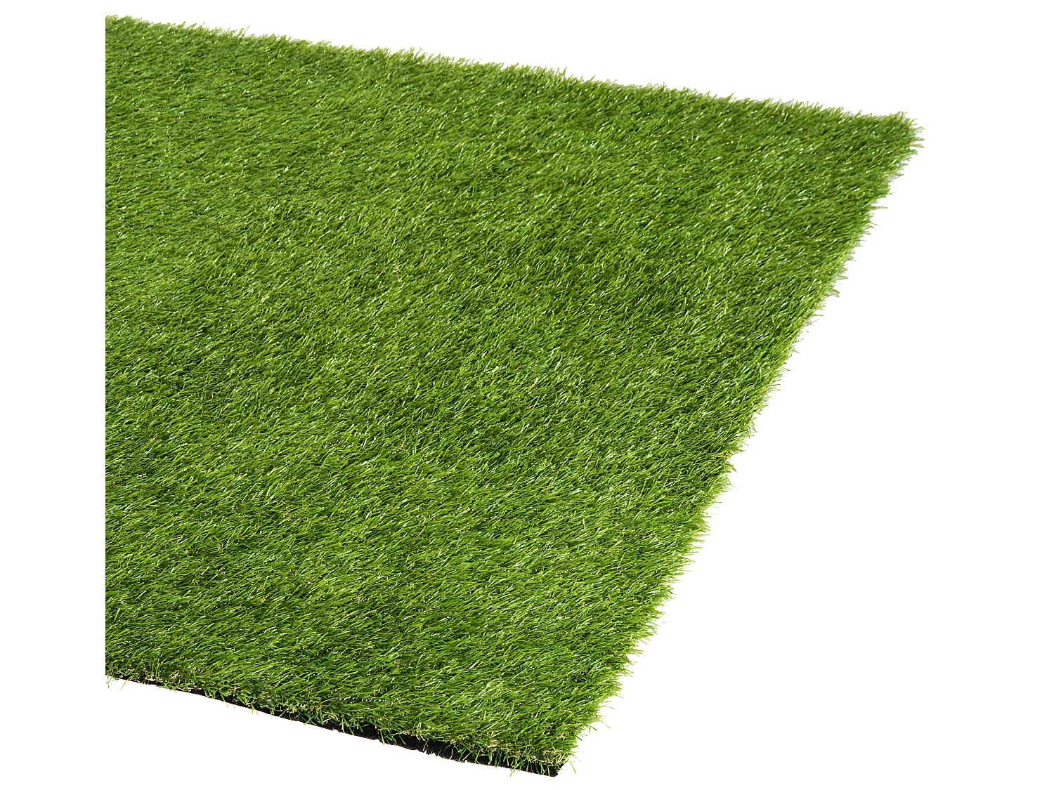 Gazon synthétique artificiel moquette extérieure intérieure 3L x 1l m herbes hautes denses 2,5 cm vert