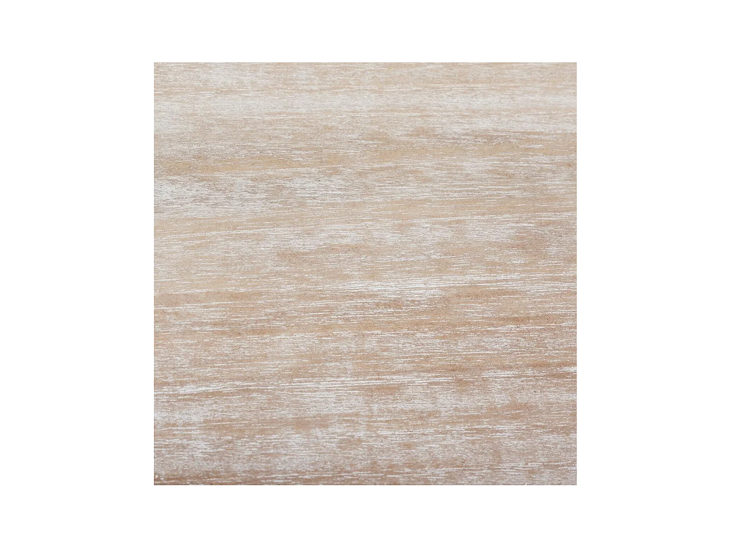 Table d'appoint Table de chevet en bois naturel et blanc 1 tiroir  H 65 cm