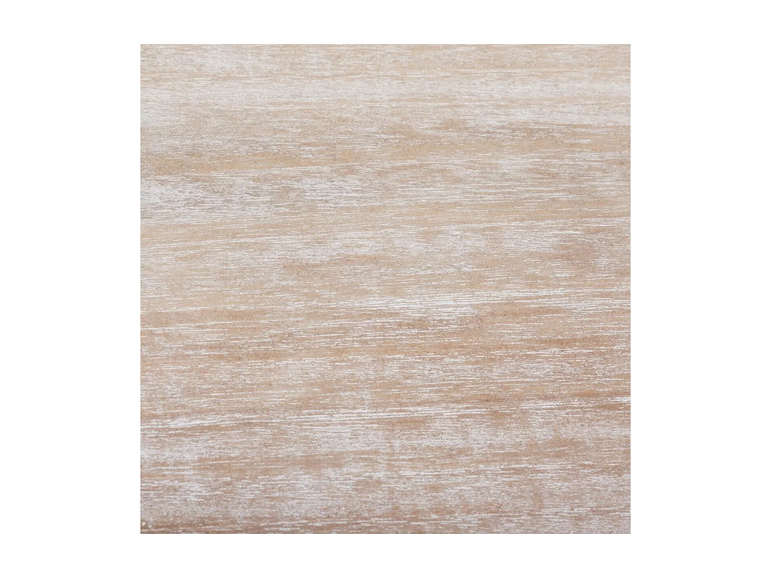 Table d'appoint Table de chevet en bois naturel et blanc 1 tiroir  H 65 cm