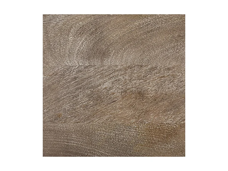 Table d'appoint Table de chevet 3 tiroirs en Bois de Manguier aspect vieilli H 73 cm