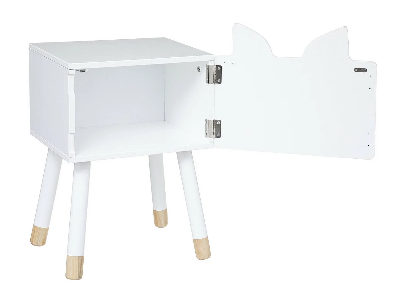 Couchtisch weiß MDF 53x26.5x34cm