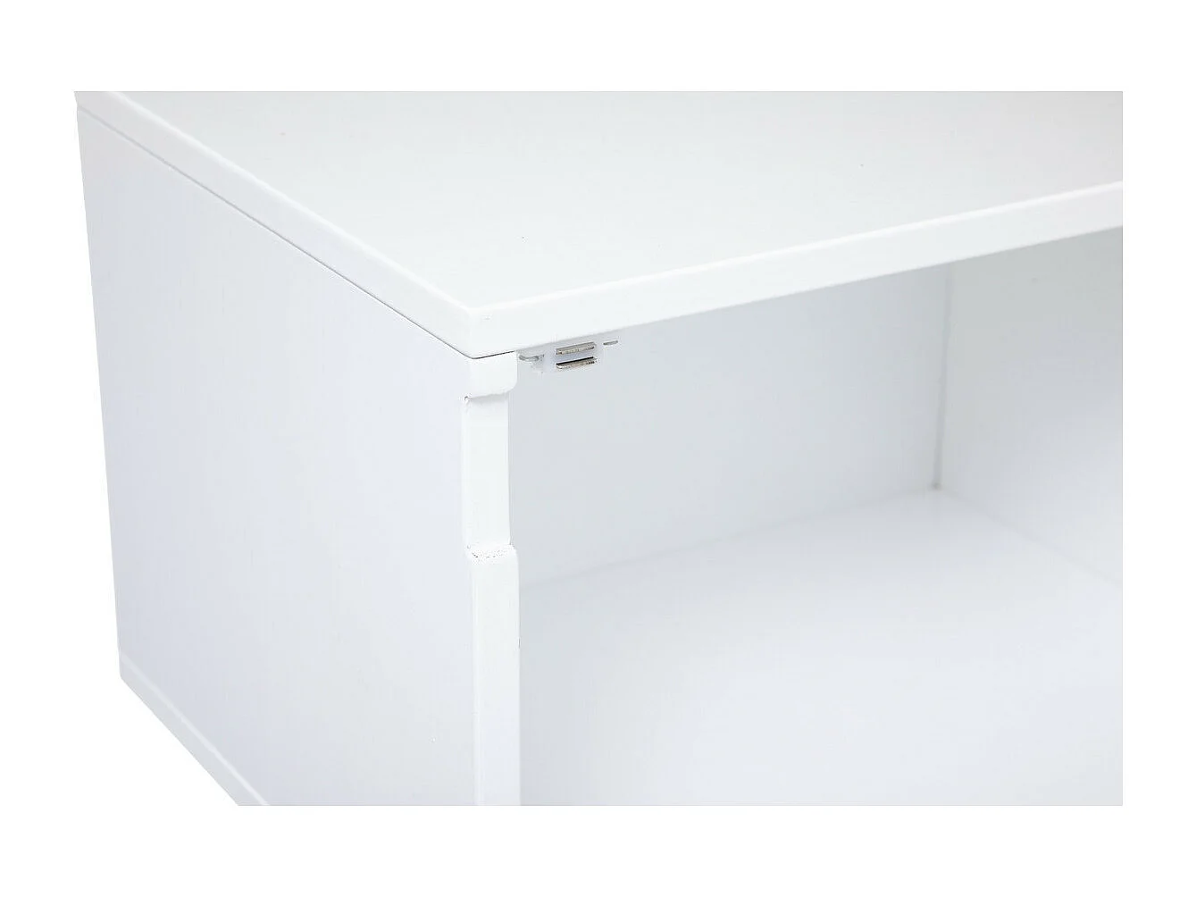 Couchtisch weiß MDF 53x26.5x34cm