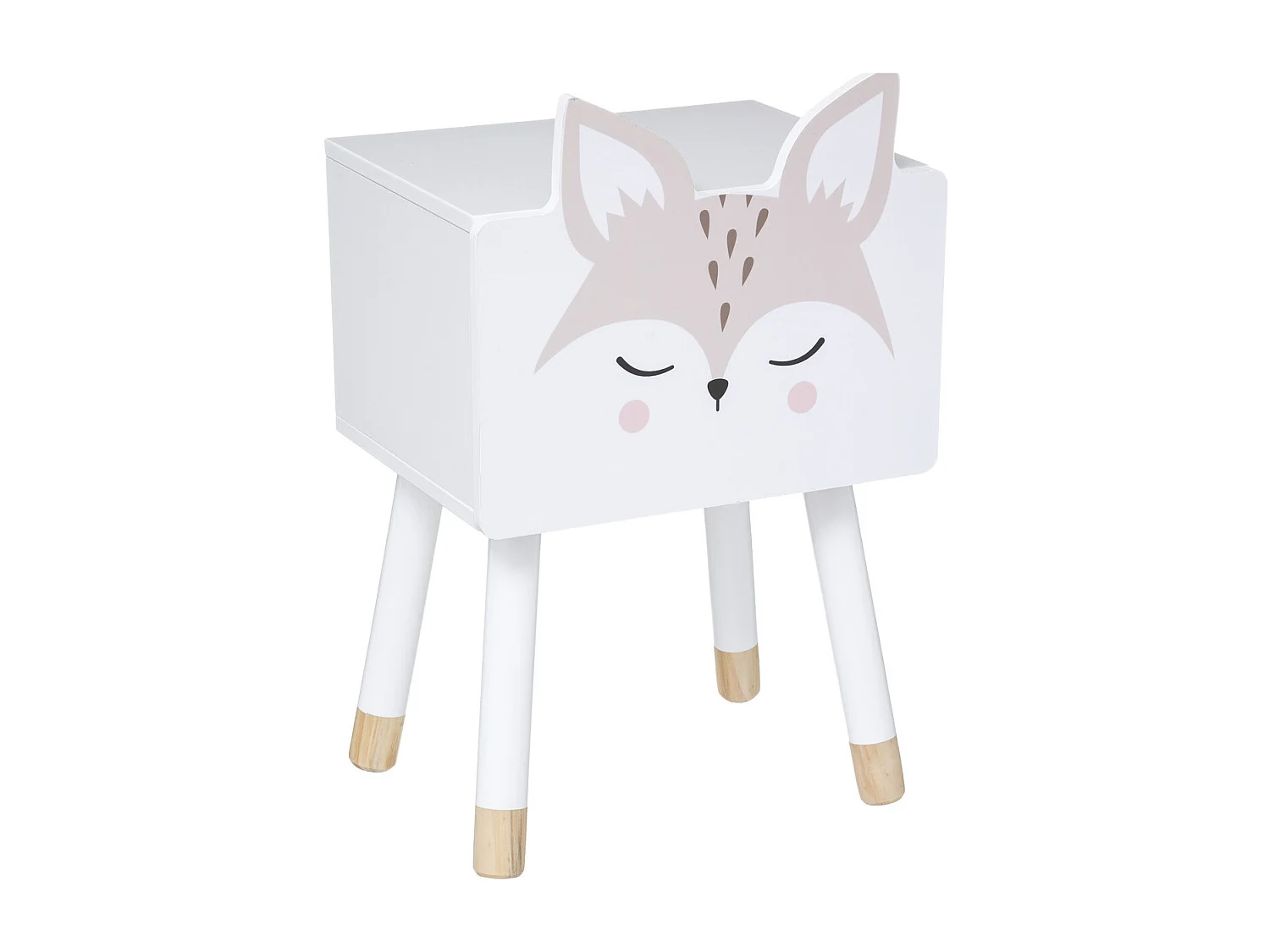 Couchtisch weiß MDF 53x26.5x34cm