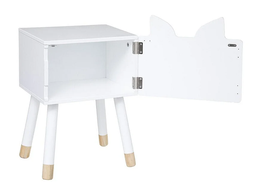 Couchtisch weiß MDF 53x26.5x34cm