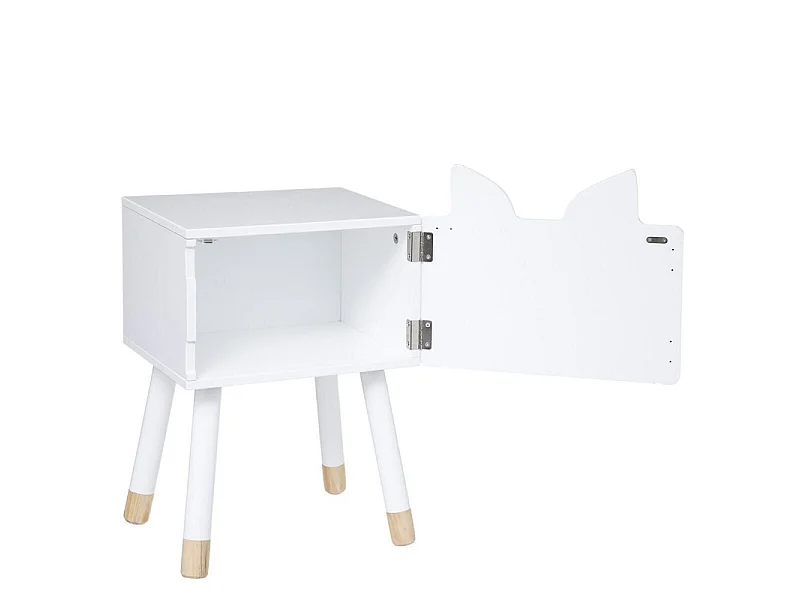 Table de chevet Renard en Bois H 53 cm pour Chambre d'enfant