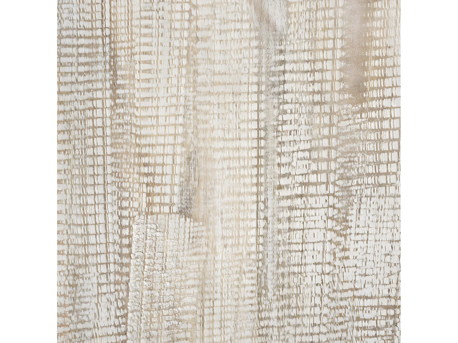 Table d'appoint Table de chevet 3 Tiroirs en Métal et Bois de Manguier sculpté