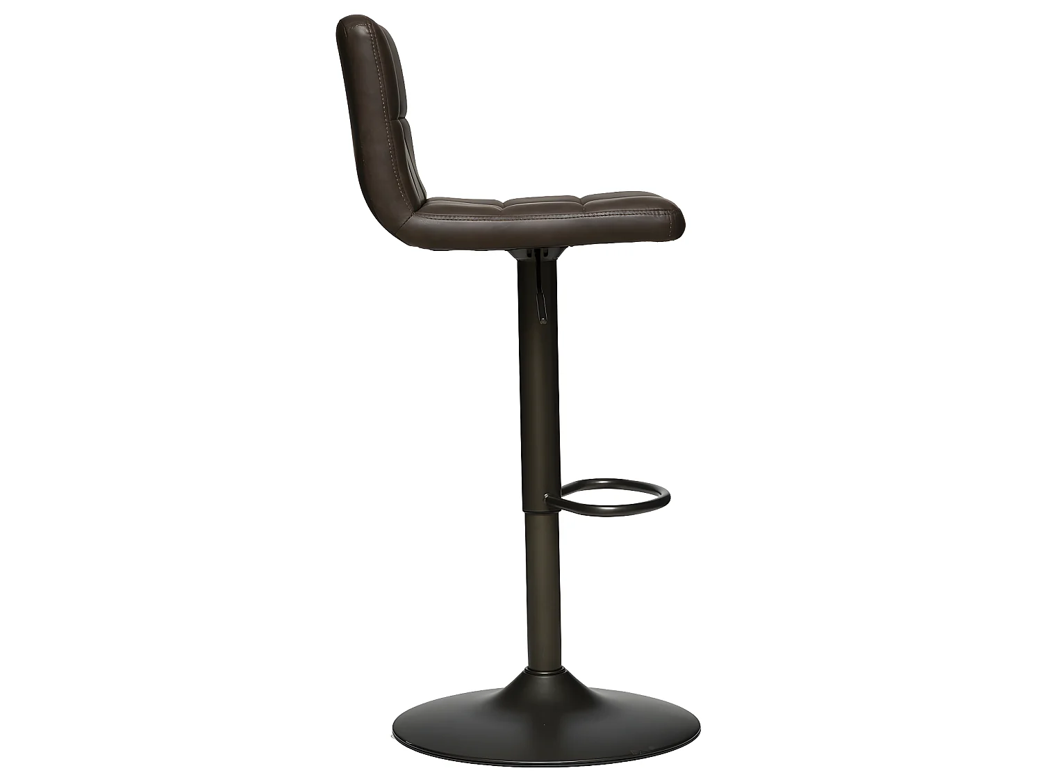 Tabouret  Chaise de bar ajustable Design Marron vintage