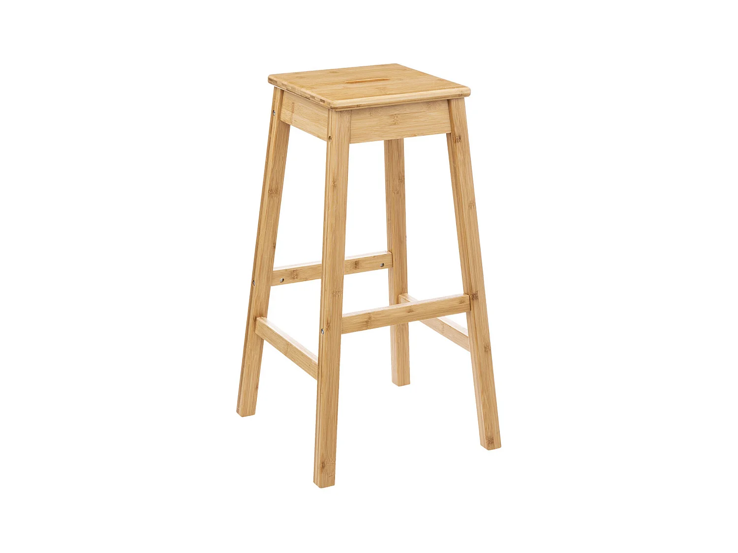 Tabouret de Bar en Bambou H  75 cm