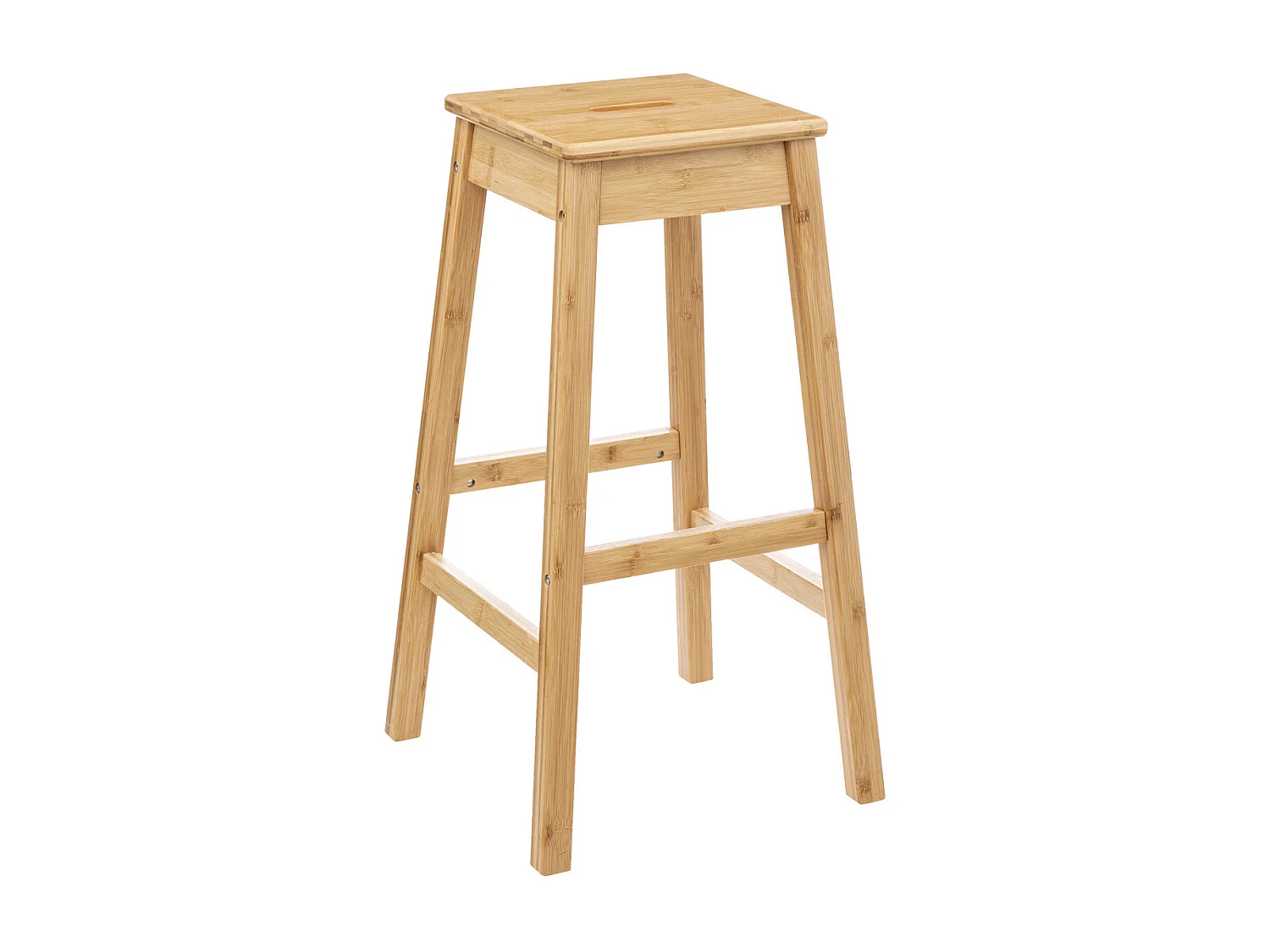 Tabouret de Bar en Bambou H  75 cm