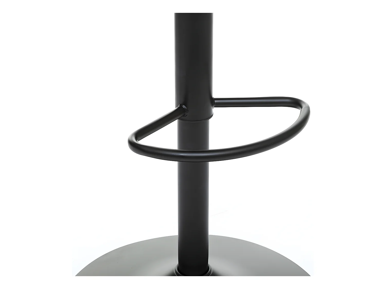 Tabouret Chaise de Bar Noir hauteur ajustable