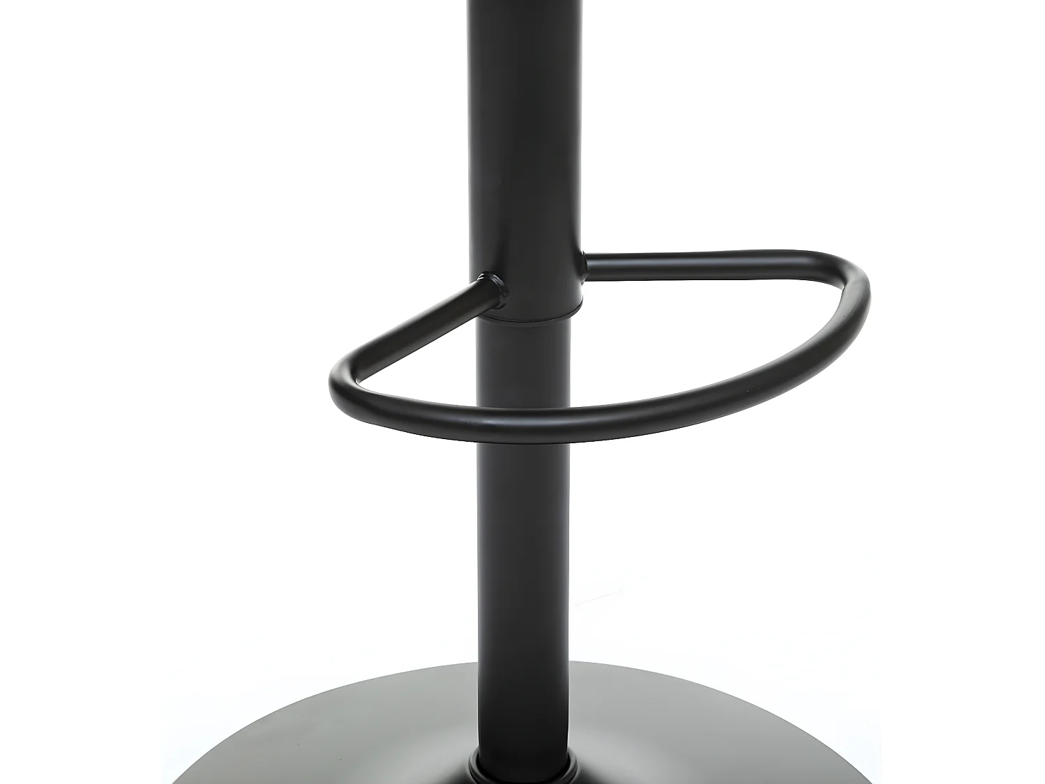 Tabouret Chaise de Bar Noir hauteur ajustable