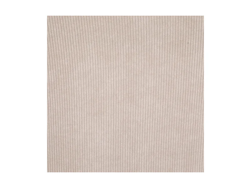 Tabouret Chaise de Bar en velours côtelé Beige Lin et pieds en métal aspect chêne