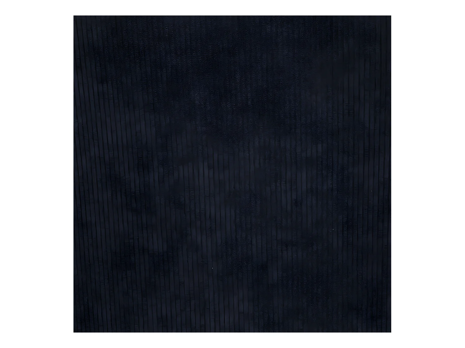 Tabouret Chaise de Bar en velours côtelé Bleu Encre et pieds en métal aspect chêne