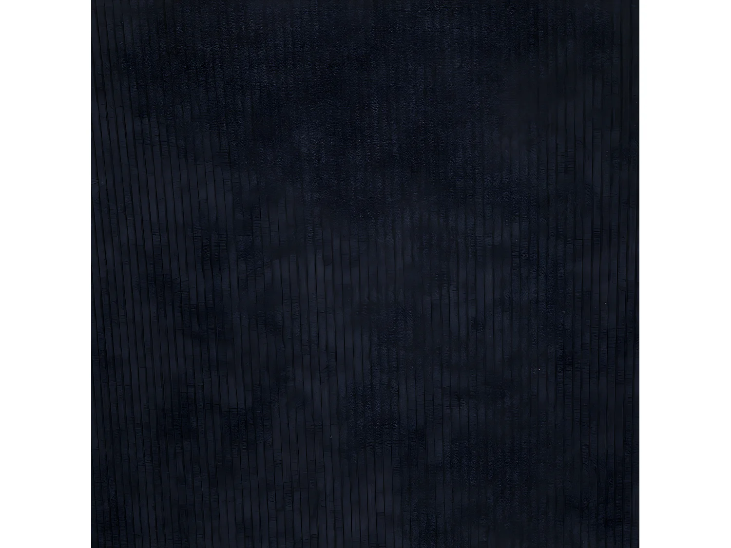 Tabouret Chaise de Bar en velours côtelé Bleu Encre et pieds en métal aspect chêne