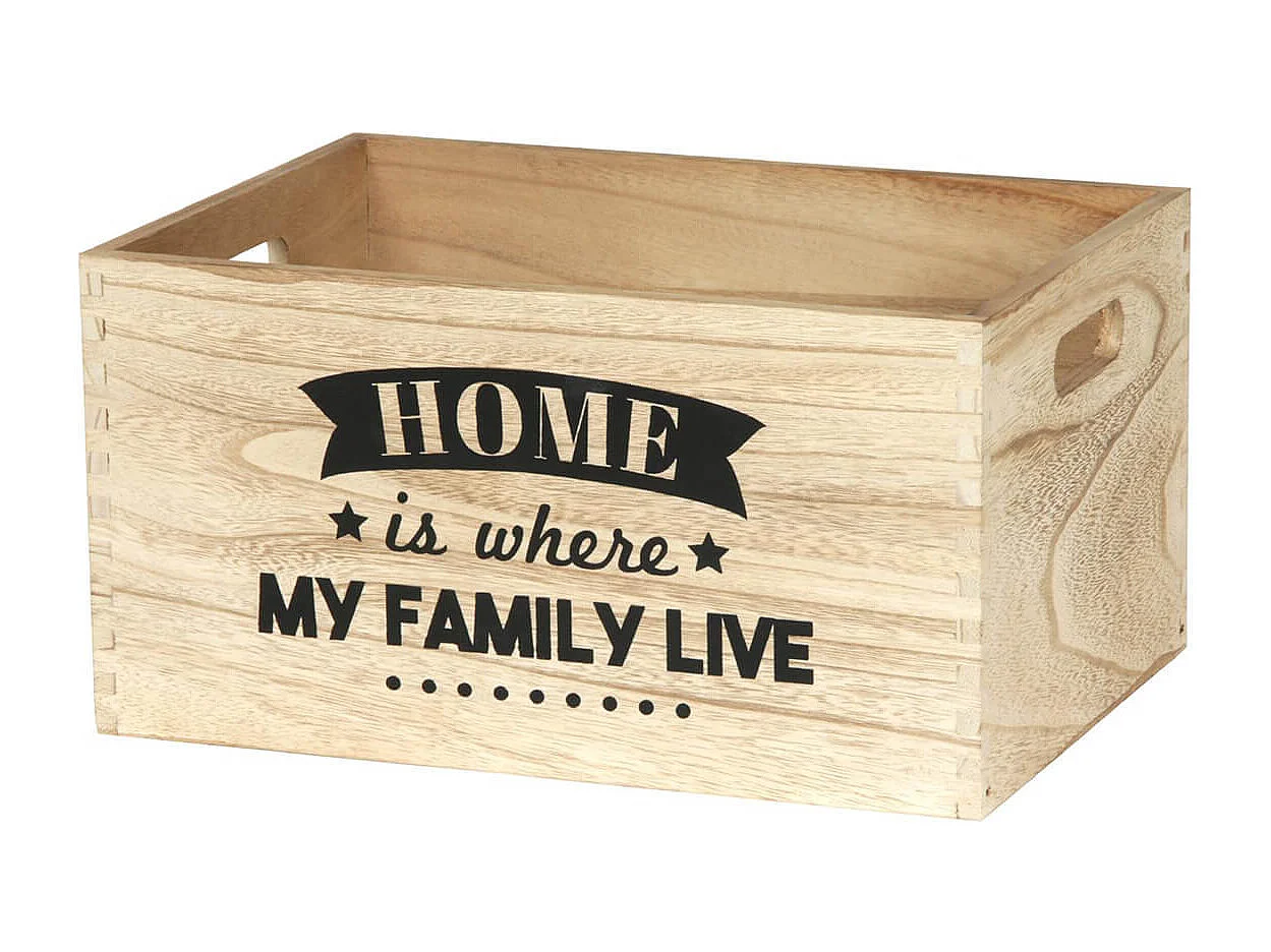 HOME - Lot de 3 Cagettes Gigognes Naturelles